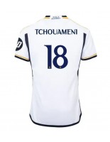 Real Madrid Aurelien Tchouameni #18 Domácí Dres 2023-24 Krátký Rukáv